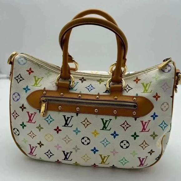 LOUIS VUITTON RITA WHITE MULTI COLOR MONOGRAM Murakami w/ 🆓 ENTRUPY - Picture 16 of 17